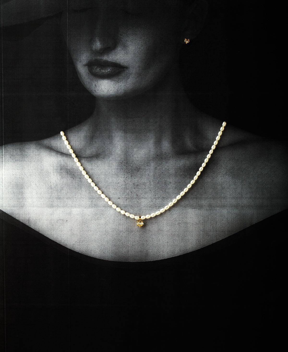 Pretty Real Pearl Necklace Set - Chandrani Pearls