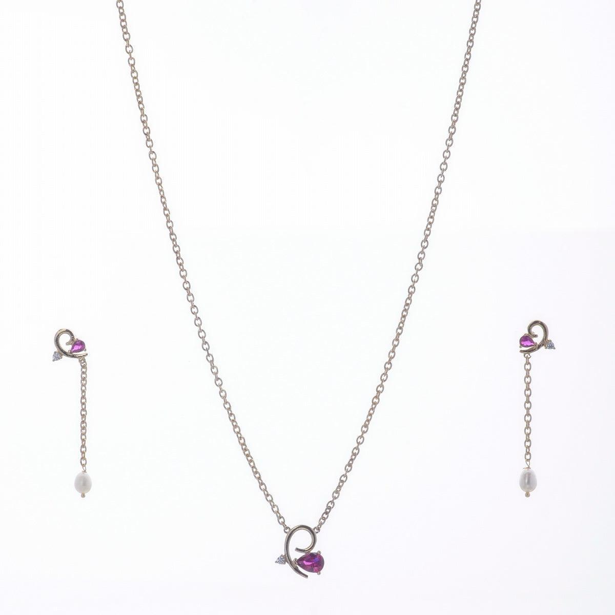 Pretty Real Pearl Necklace Set - Chandrani Pearls