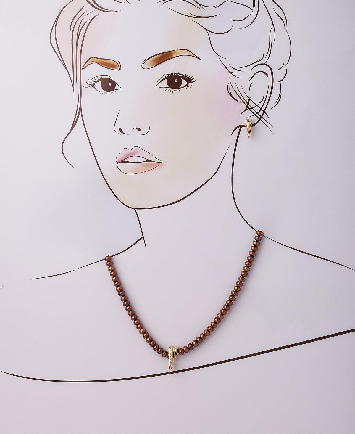 Pretty Real Pearl Necklace Set - Chandrani Pearls