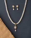 Pretty Real Pearl Necklace Set - Chandrani Pearls