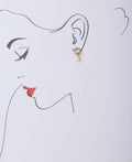Pretty Stone Studded Pearl Earring - Chandrani Pearls