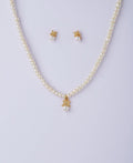 Pretty Stone Studded Pearl Necklace Set - Chandrani Pearls