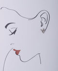 Pretty Stone Studded Silver Earring - Chandrani Pearls
