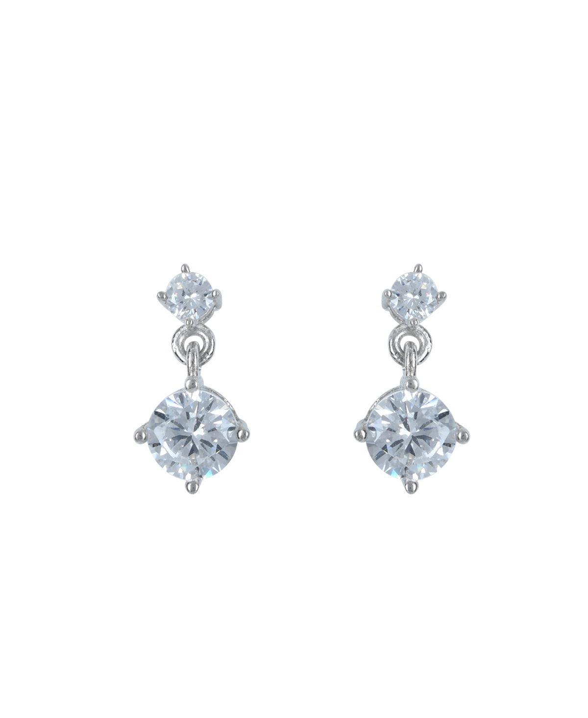 Pretty Stone Studded Silver Earring - Chandrani Pearls
