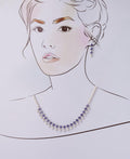 Pretty Tricon Stone Studded Pearl Necklace Set - Chandrani Pearls
