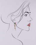 Pretty White Pearl Hang Earring - Chandrani Pearls