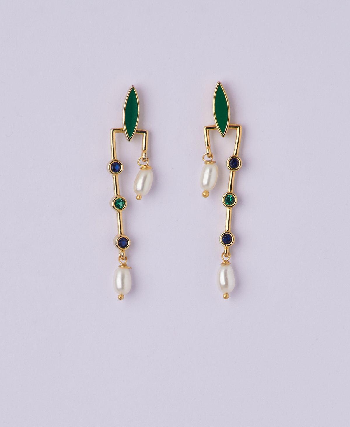 Pretty White Pearl Hang Earring - Chandrani Pearls