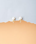 Pretty White Stud Earrings - Chandrani Pearls