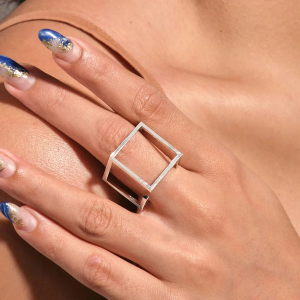 Quirk & Square Ring - Bold N' Italic