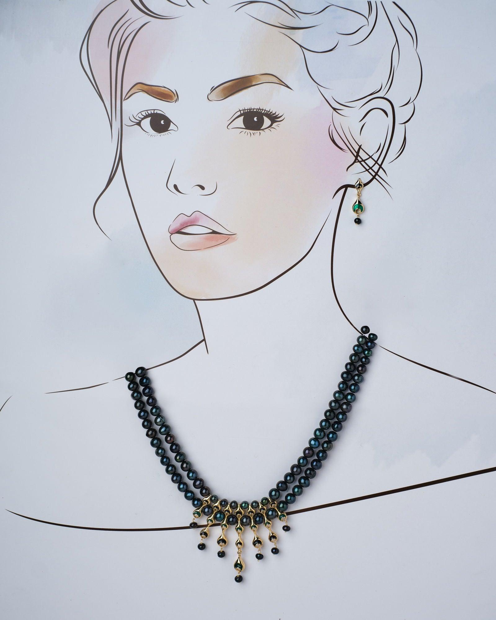 Rafaela Pearl Necklace Set - Chandrani Pearls