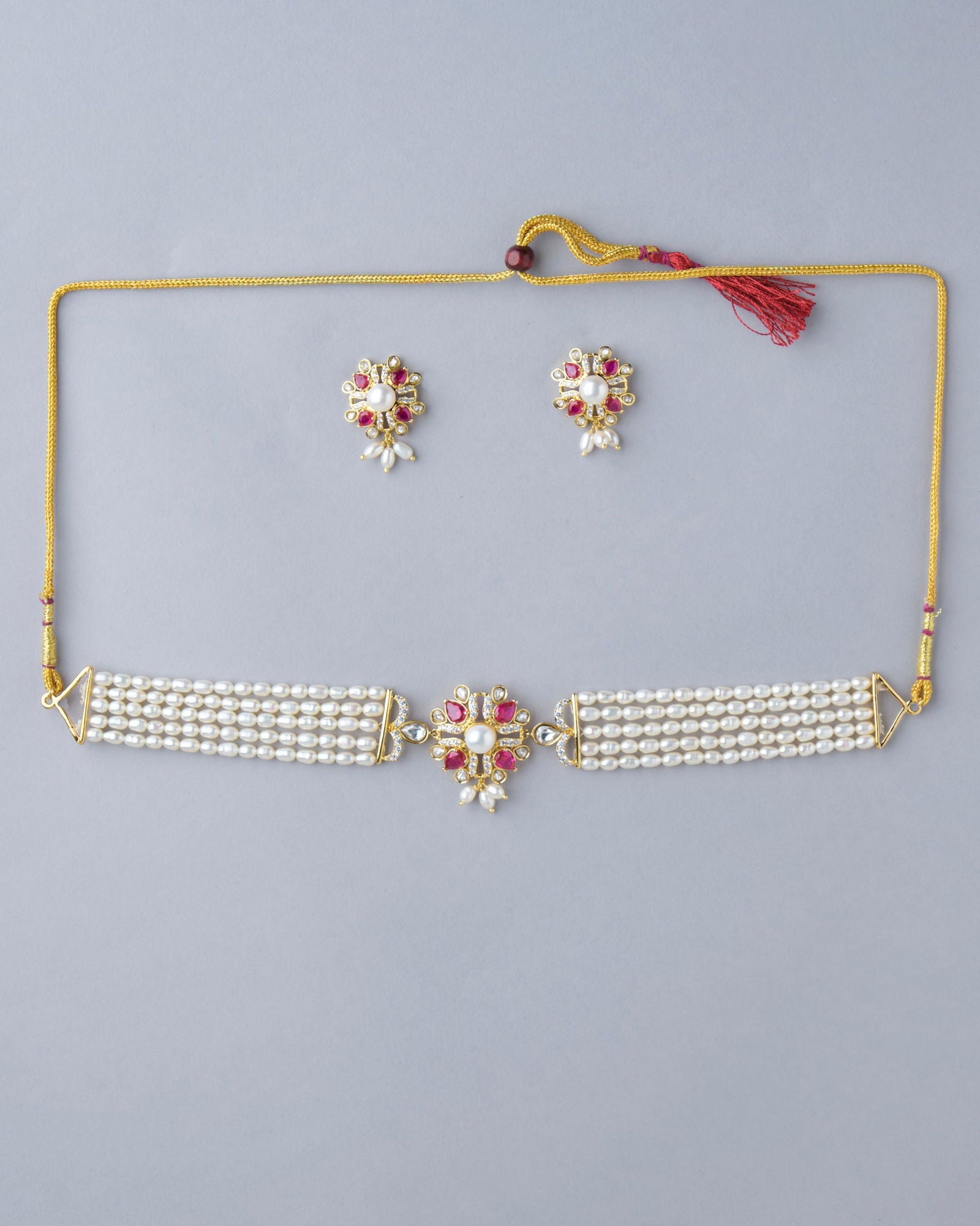 Ravishing Choker Pearl Set - Chandrani Pearls