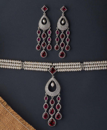 Ravishing Pearl Necklace Set - Chandrani Pearls