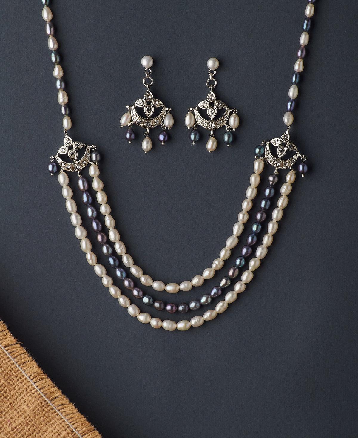 Ravishing Pearl Necklace Set - Chandrani Pearls