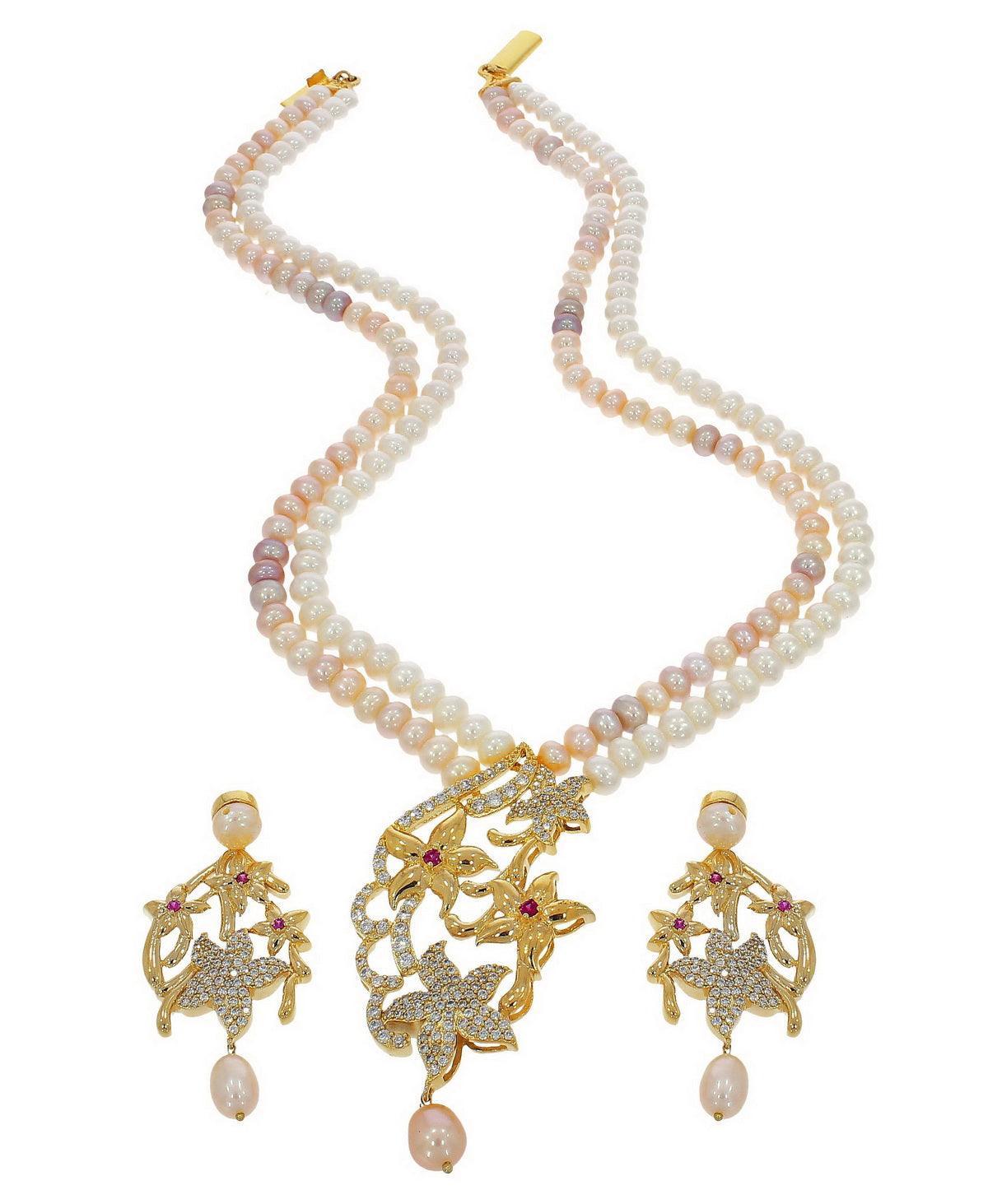 Ravishing Pearl Necklace Set - Chandrani Pearls