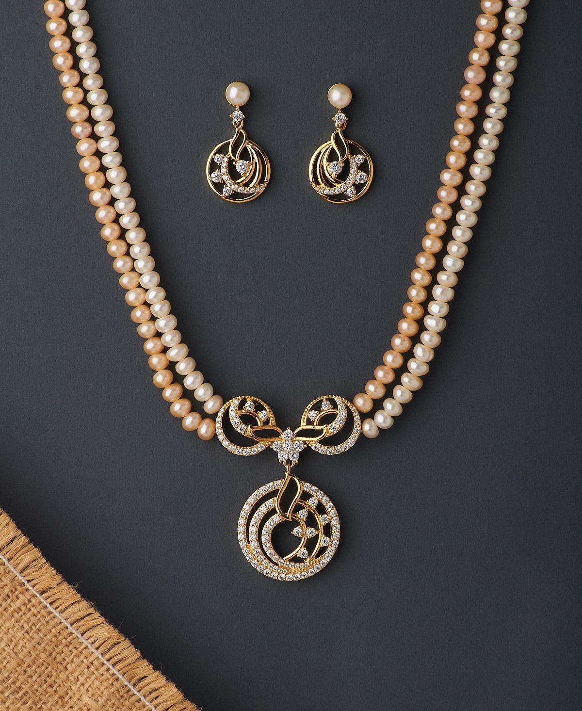 Ravishing Pearl Necklace Set - Chandrani Pearls