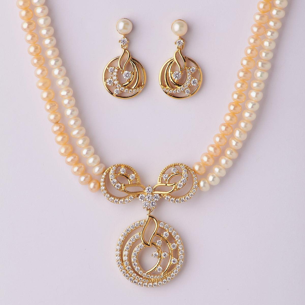 Ravishing Pearl Necklace Set - Chandrani Pearls