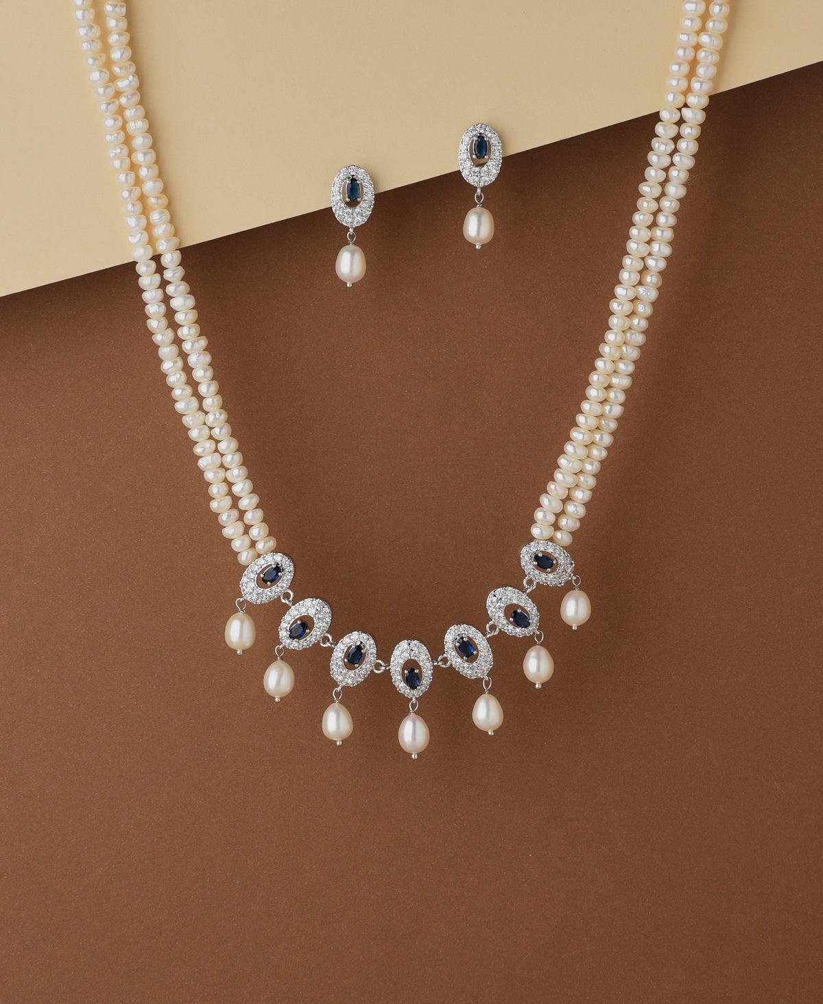 Ravishing Pearl Necklace Set - Chandrani Pearls