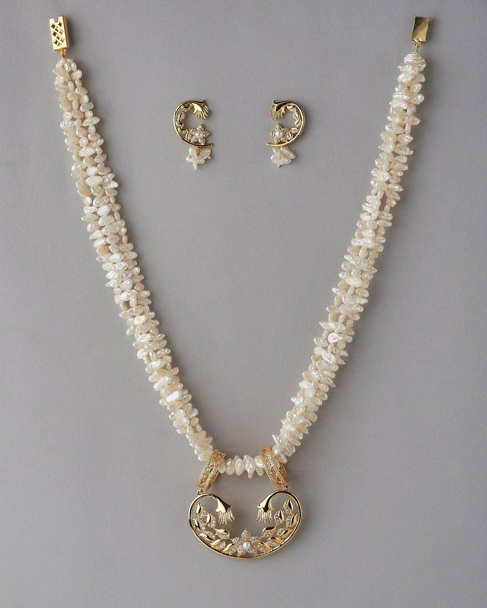 Ravishing Pearl Necklace Set - Chandrani Pearls