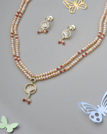 Ravishing Pearl Necklace Set - Chandrani Pearls