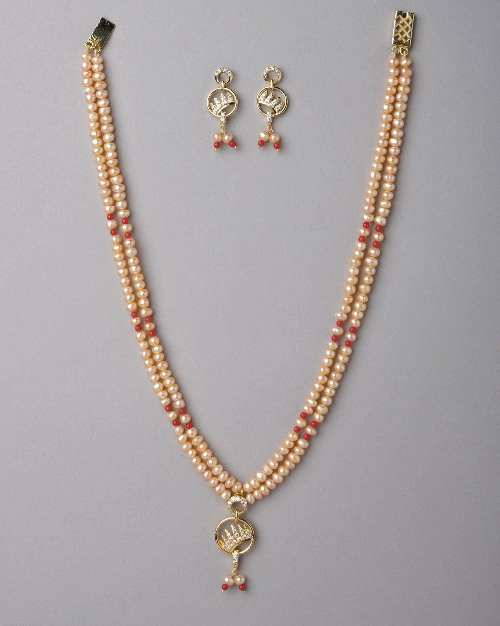 Ravishing Pearl Necklace Set - Chandrani Pearls