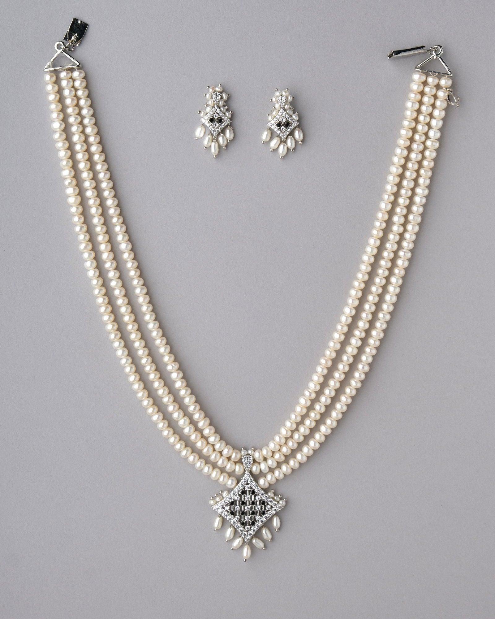 Ravishing Pearl Necklace Set - Chandrani Pearls