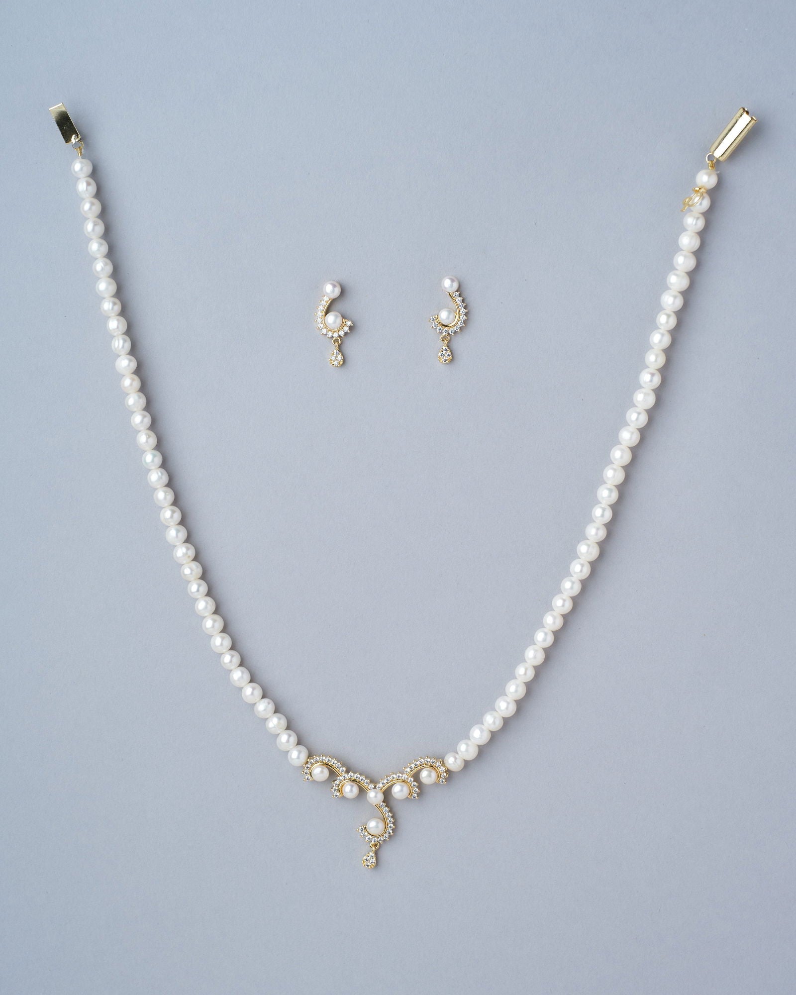 Ravishing Pearl Necklace Set - Chandrani Pearls