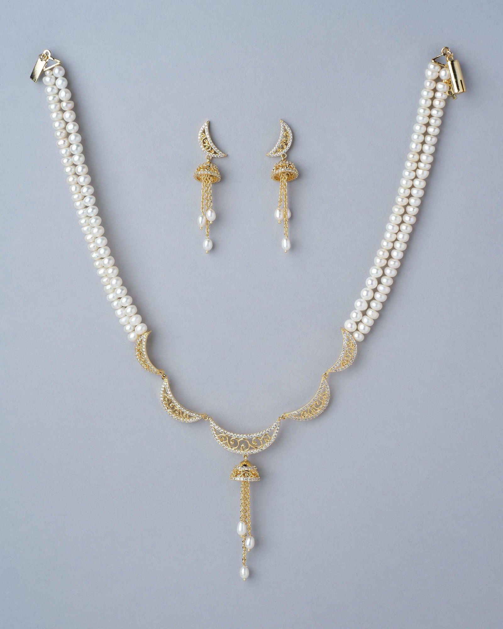 Ravishing Pearl Necklace Set - Chandrani Pearls