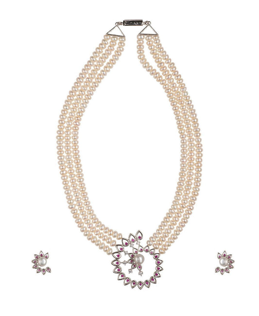 Ravishing Real Pearl Necklace - Chandrani Pearls