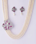 Ravishing Real Pearl Necklace Set - Chandrani Pearls