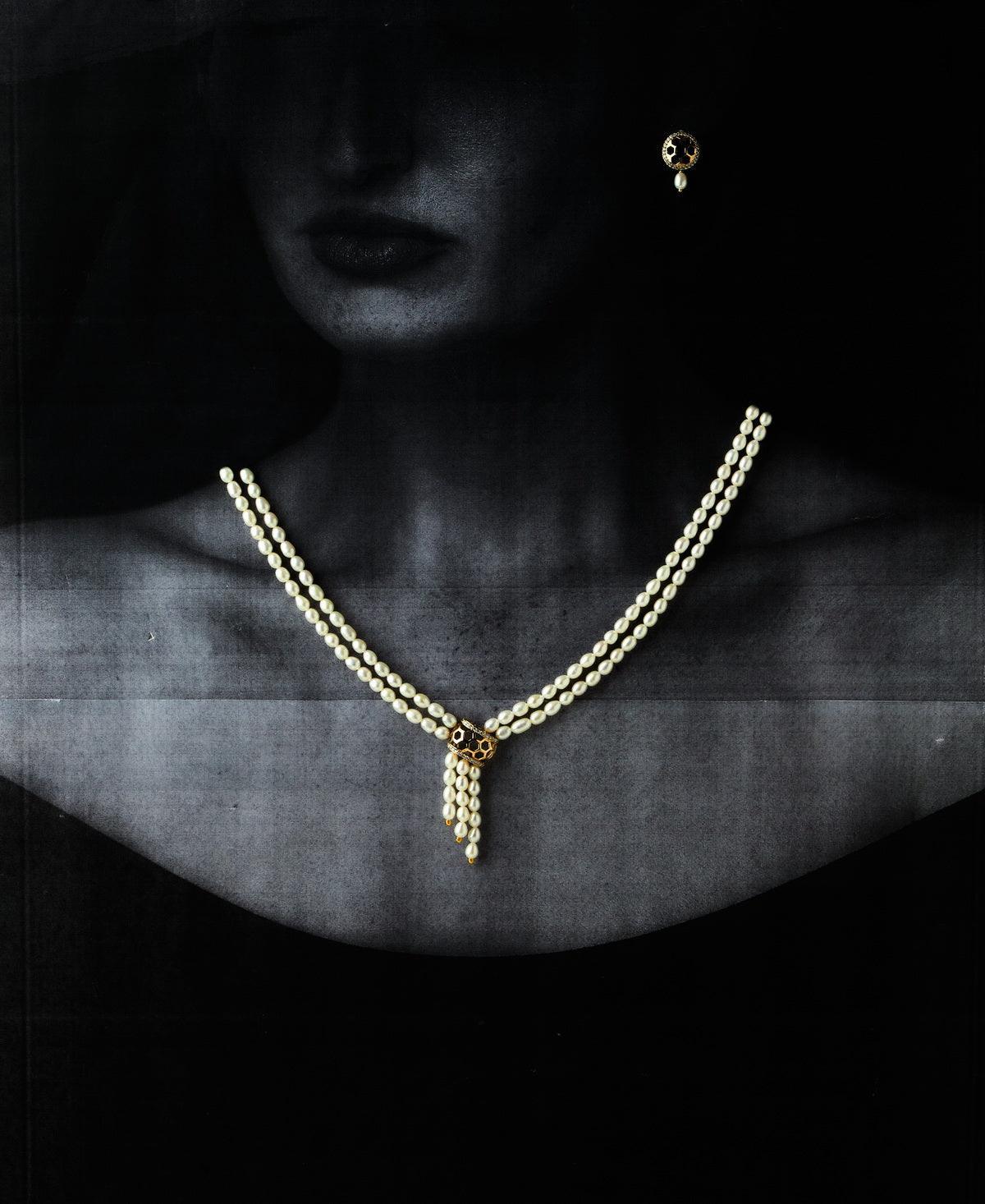 Ravishing Real Pearl Necklace Set - Chandrani Pearls