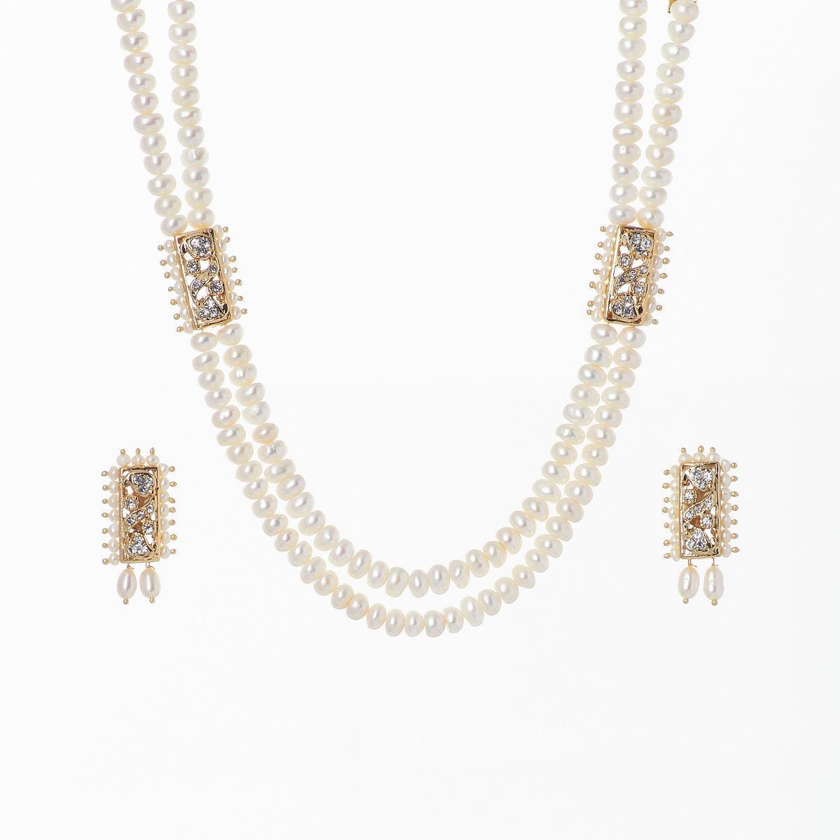 Ravishing Real Pearl Necklace Set - Chandrani Pearls