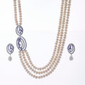 Ravishing Real Pearl Necklace Set - Chandrani Pearls