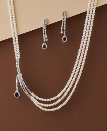 Ravishing Real Pearl Necklace Set - Chandrani Pearls