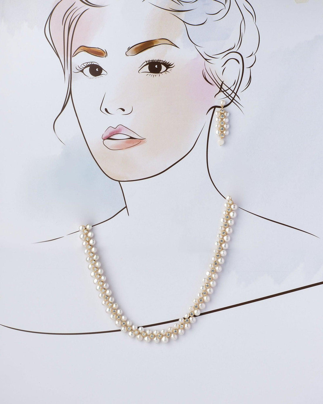 Ravishing Real Pearl Necklace Set - Chandrani Pearls