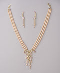 Ravishing Stone Studded Necklace Set - Chandrani Pearls