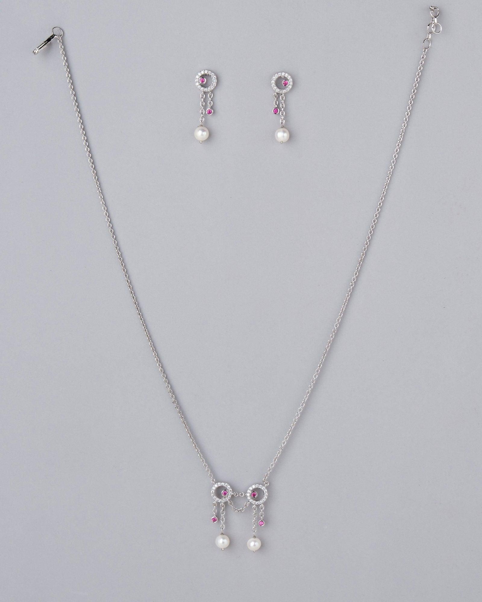 Read Between The Lines Pearl Necklace Set - Chandrani Pearls