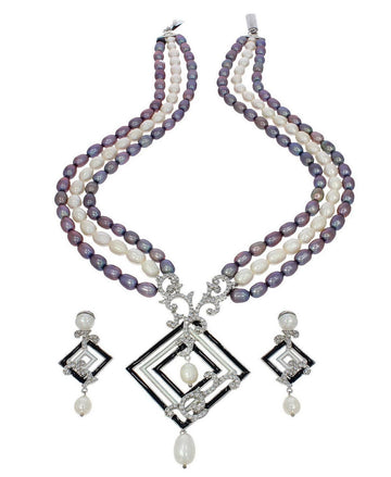 Regal Pearl Necklace Set - Chandrani Pearls