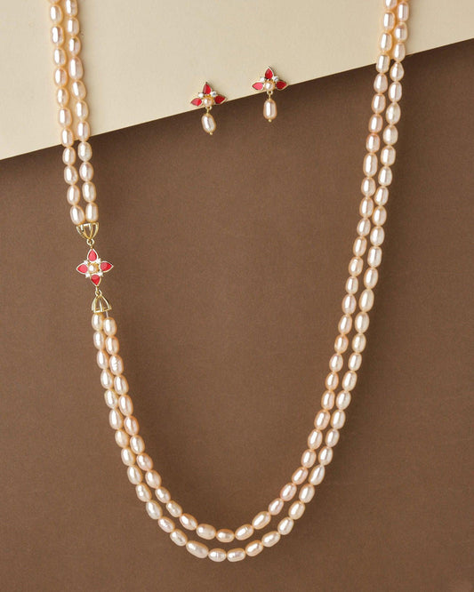 Regal Pearl Necklace Set - Chandrani Pearls