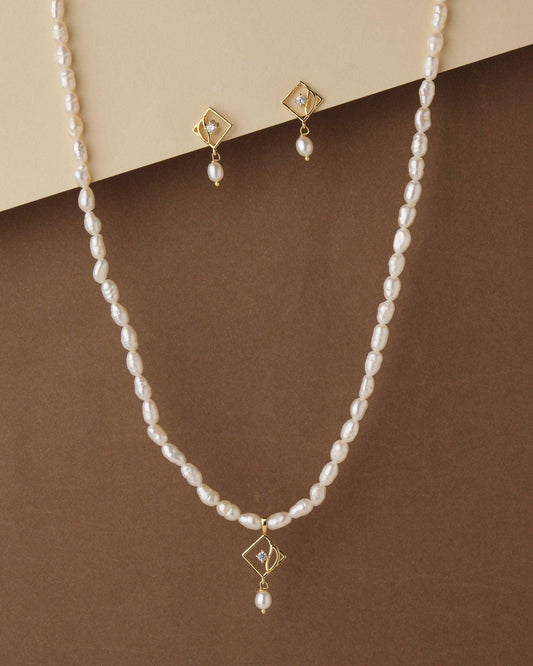 Regal Pearl Necklace Set - Chandrani Pearls