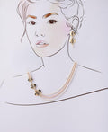 Regal Real Pearl Necklace Set - Chandrani Pearls