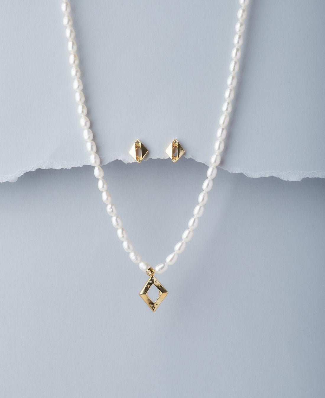 Regal Real Pearl Necklace Set - Chandrani Pearls