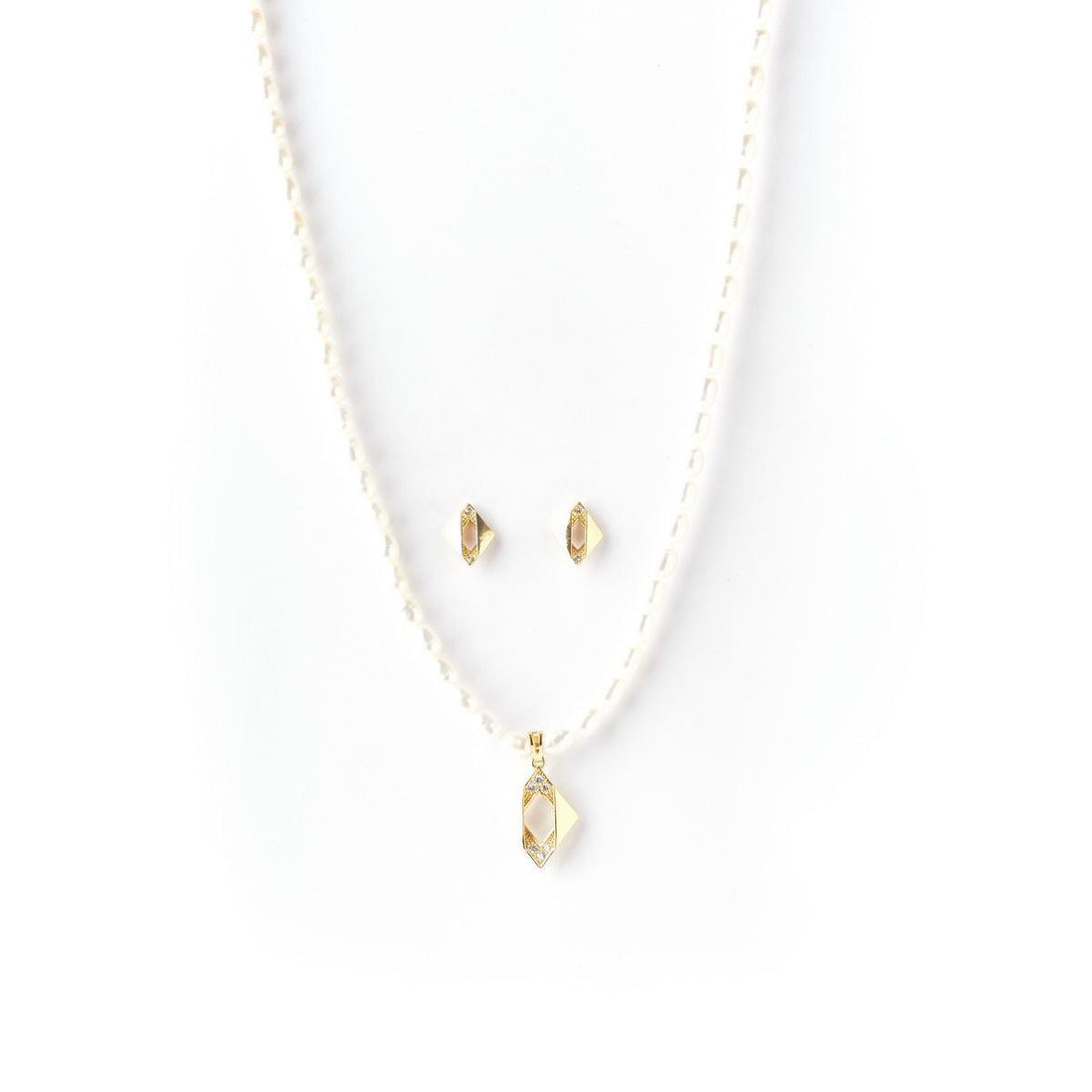 Regal Real Pearl Necklace Set - Chandrani Pearls