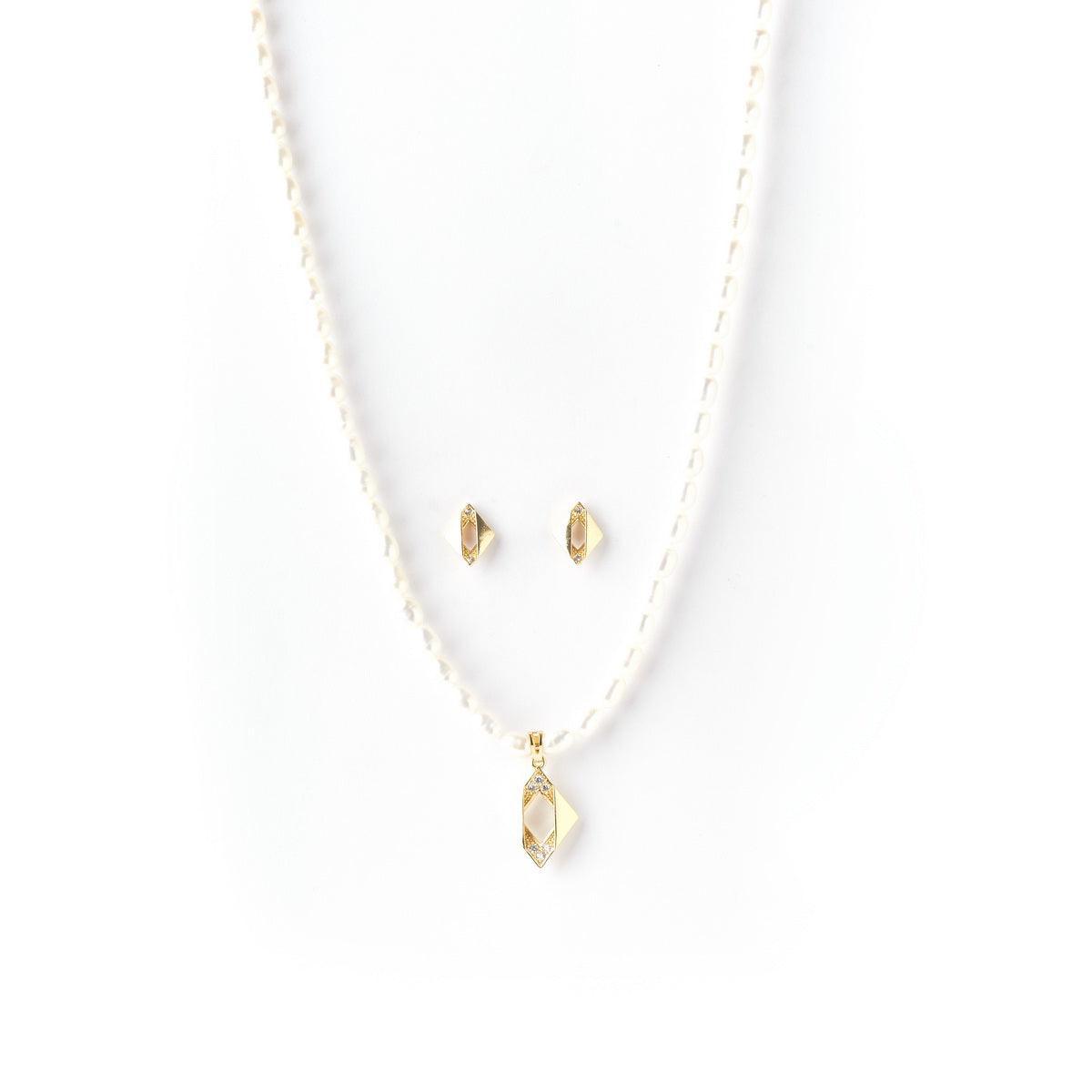Regal Real Pearl Necklace Set - Chandrani Pearls