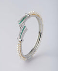 Ritzy Stone Studded Pearl Bracelet - Chandrani Pearls