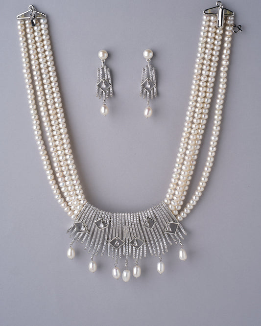 Rang Tarangini Pearl Necklace Set