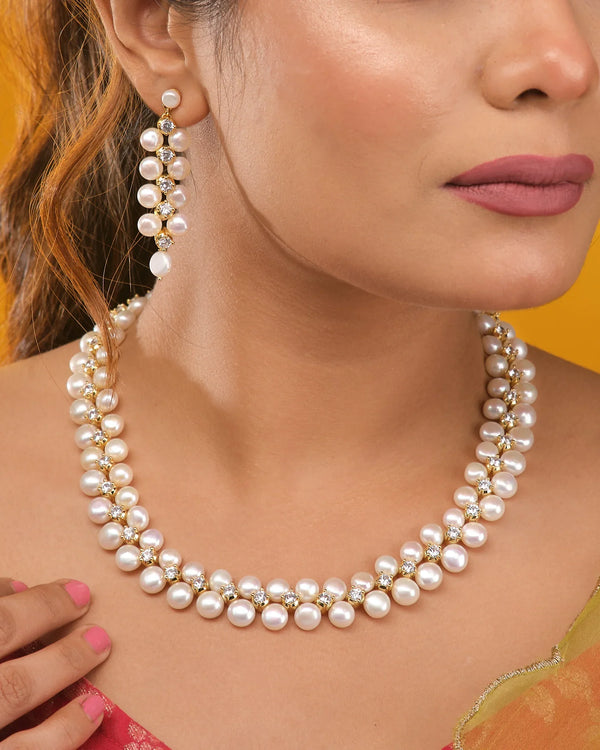 Royal Mikkimotor White CZ Crown Set