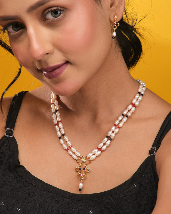 Graceful Beads & Pearl Elegance Set