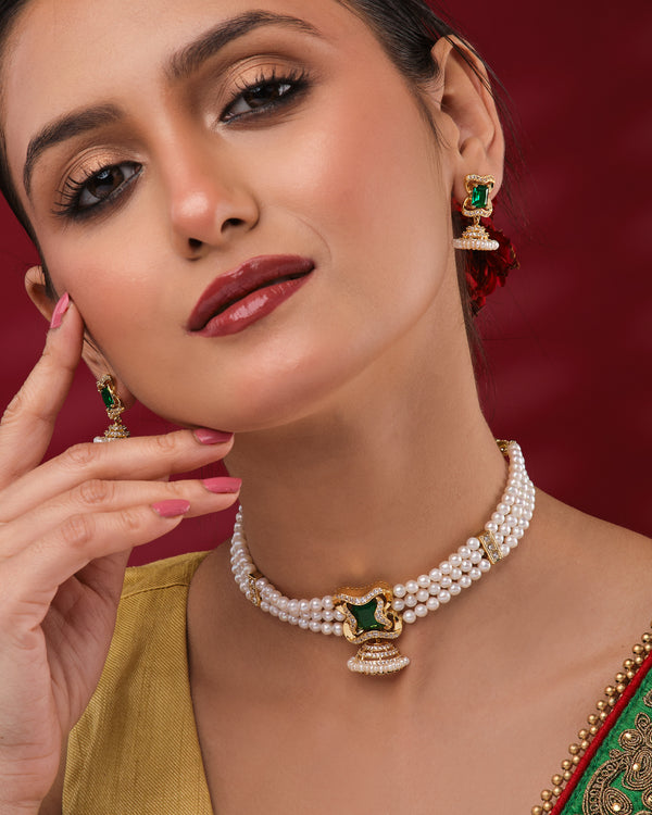 Eternal Grace Bridal Pearl Jewellery Necklace Choker