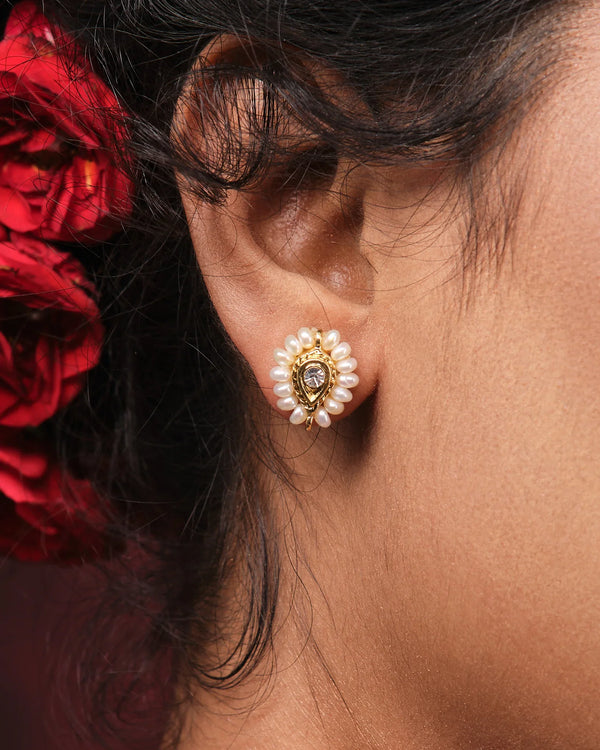 Suvarnachandra-Golden Moon Royal Pearl Necklace Set