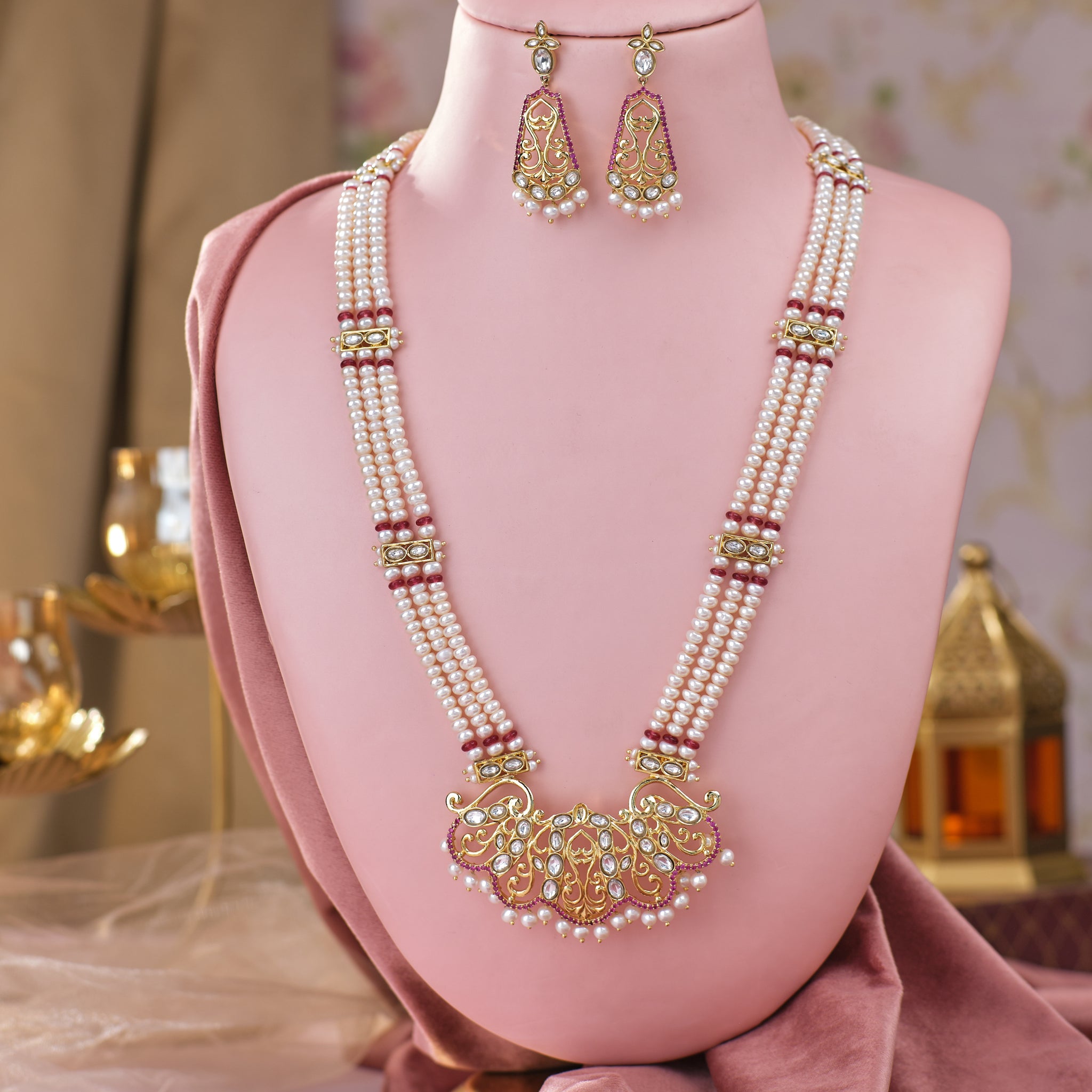 Heirloom Pearls Traditional Wedding Jewellery Set